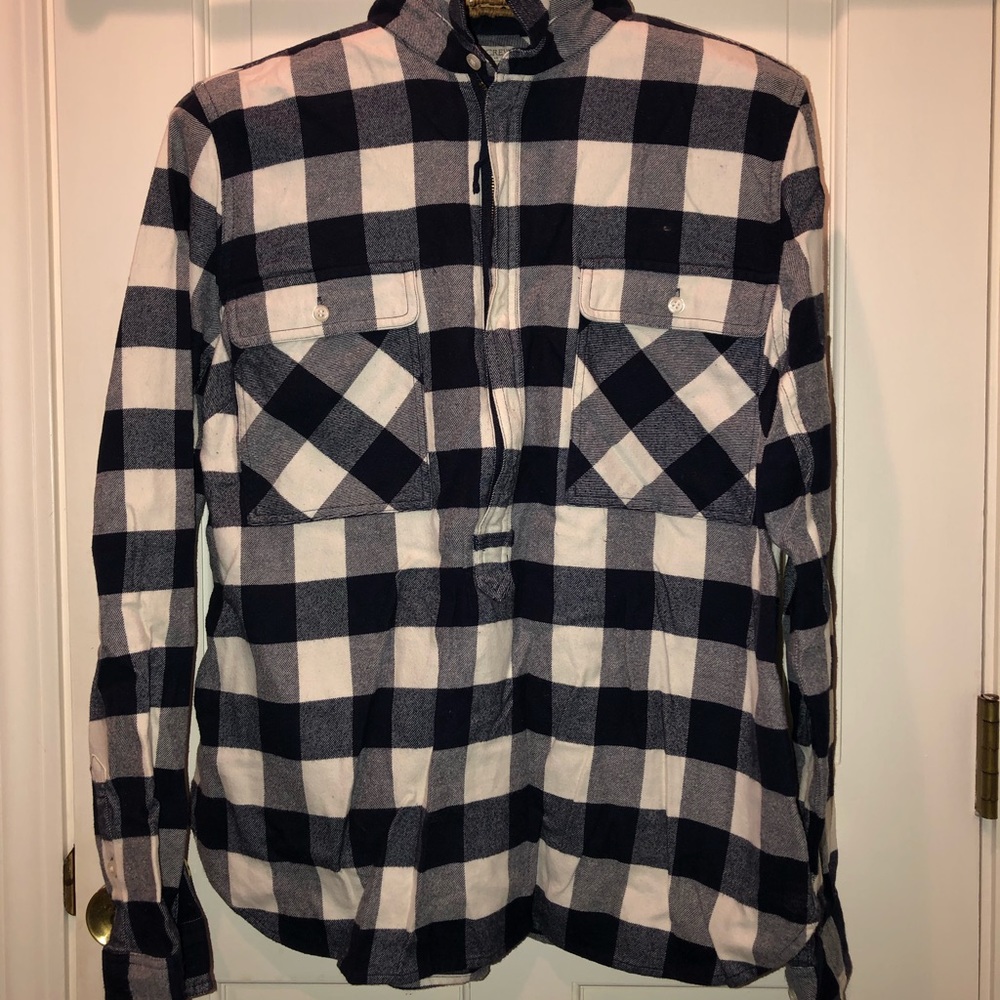 Great fall staple! Navy blue buffalo check